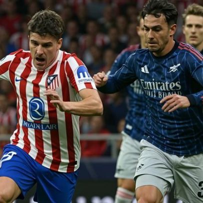 Atlético de Madrid e Arsenal empatam na ida da Champions com pênalti