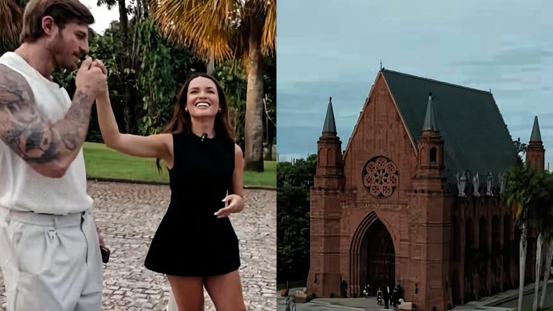 Juliette mostra igreja onde se casará com Kaique Cerveny — Foto: Reprodução/Instagram