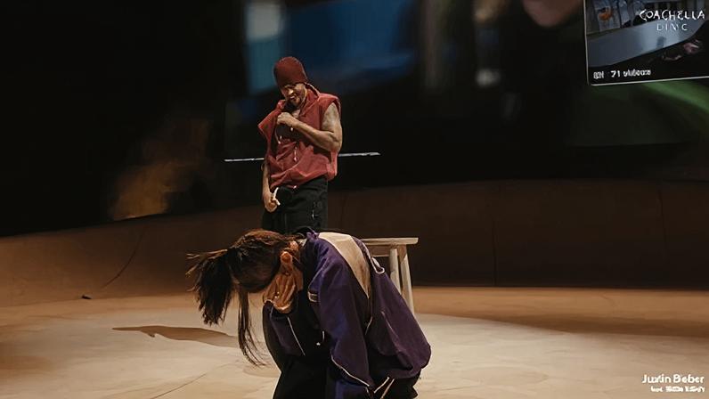 Billie Eilish subiu no palco de Justin Bieber no Coachella