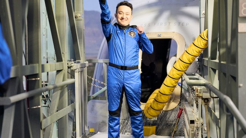 O magnata cripto Justin Sun, fundador da Tron