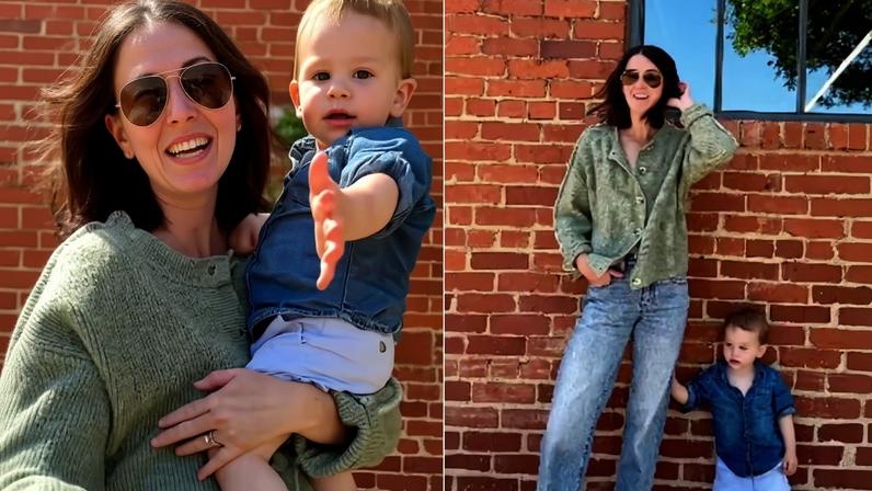 Kelly Hopton-Jones e o filho Henry — Foto: Instagram