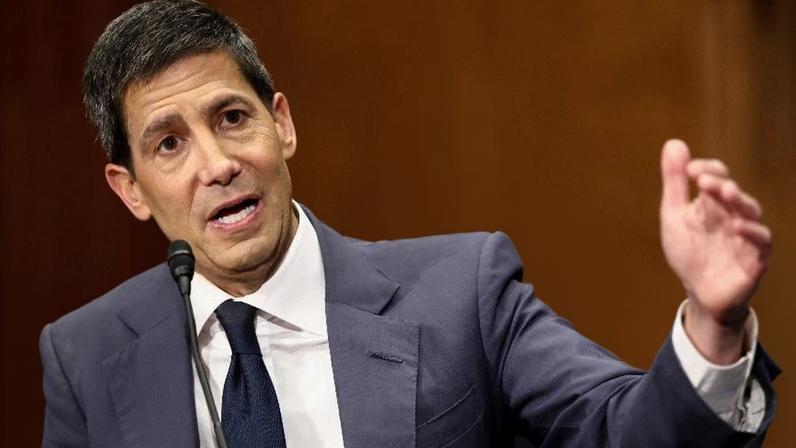 Kevin Warsh, indicado pelo presidente dos EUA, Donald Trump, para a presidência do Federal Reserve em sua audiência no Senado