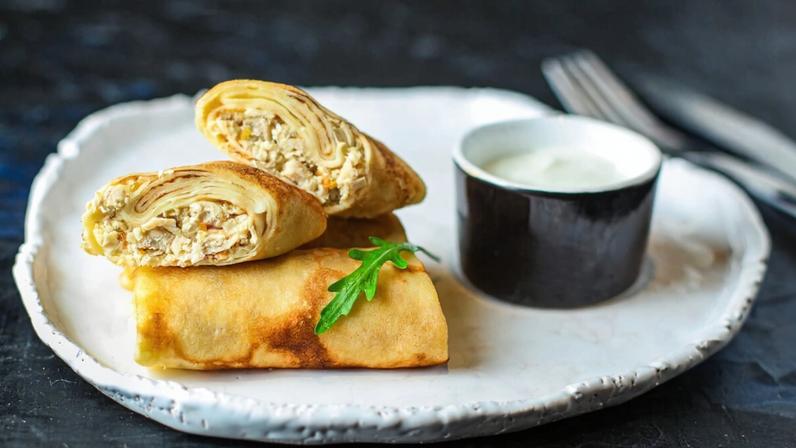 Crepioca de frango