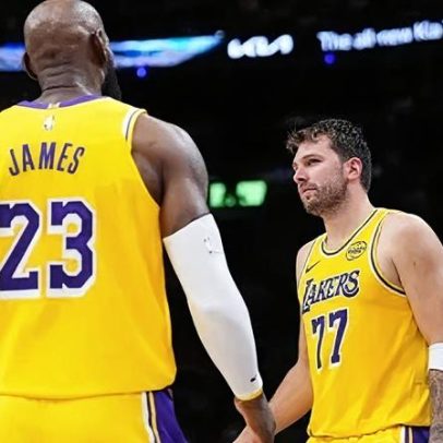 Doncic e LeBron entram para a história na vitória do Lakers