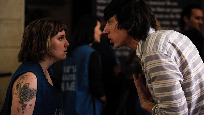 Lena Dunham and Adam Driver in ‘Girls’