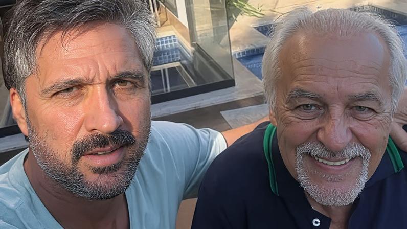 Leo Chaves e o pai, Ronald Zapala Pimentel