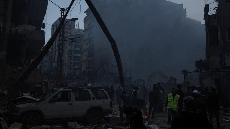 Líbano destruído após ataques de Israel