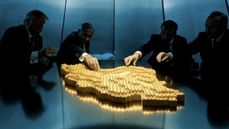 Trump, Netanyahu e Putin buscam paródia de anúncio da Lego com o Irã