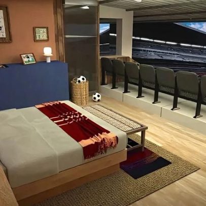 Airbnb dentro do estádio da Copa do Mundo na Cidade do México