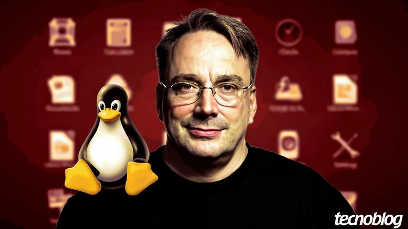 Linus Torvalds, o “pai do Linux” (imagem: Vitor Pádua/Tecnoblog)
