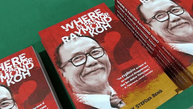 Capa do livro sobre o desaparecimento do pastor Raymond Koh, lançado em 2021 na Ásia