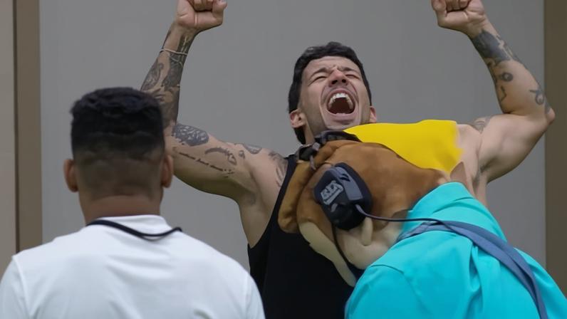 Luis Fellipe vence primeira prova de "Casa do Patrão"