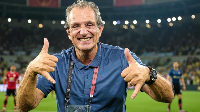 Luiz Eduardo Baptista, o Bap, presidente do Flamengo