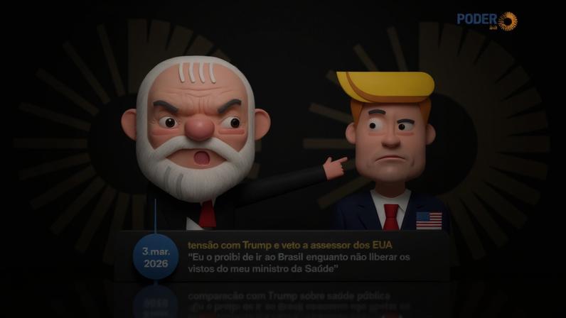 De "amor à primeira vista" a "imperador": como Lula mudou o tom em relação à Trump depois do início da guerra no Irã
