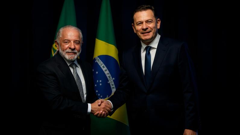 Presidente Lula e o primeiro-ministro de Portugal, Luís Montenegro