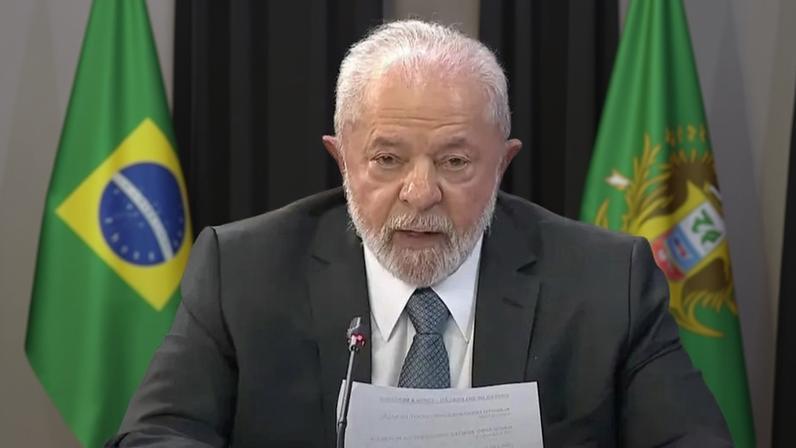 Presidente da República, Luiz Inácio da Silva — Foto: Reprodução/Mercosul