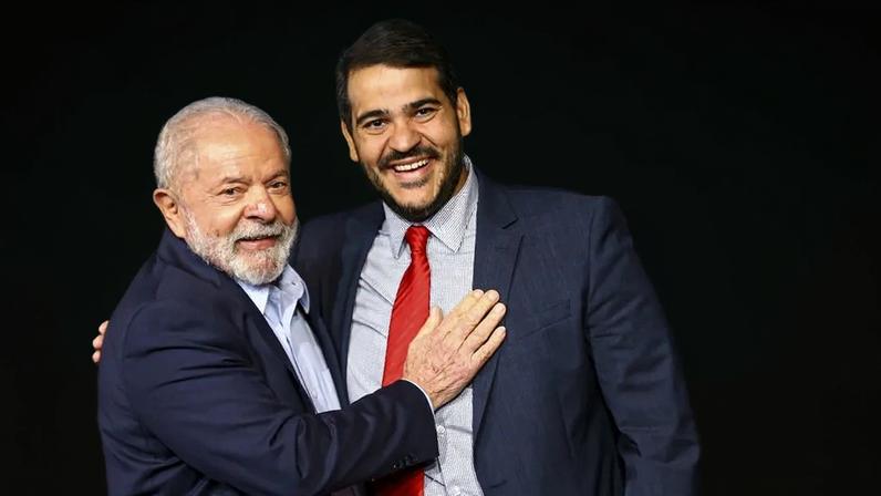 Lula e Jorge Messias, ministro da AGU e indicado ao STF. Foto: Marcelo Camargo /Agência Brasil
