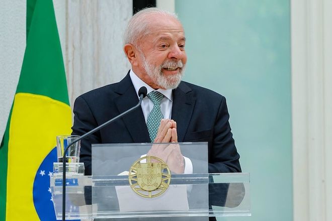 O presidente Luiz Inácio Lula da Silva (PT) em Portugal | Ricardo Stuckert/PR