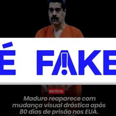 Foto de Maduro com rosto magro é criada por IA, não é real