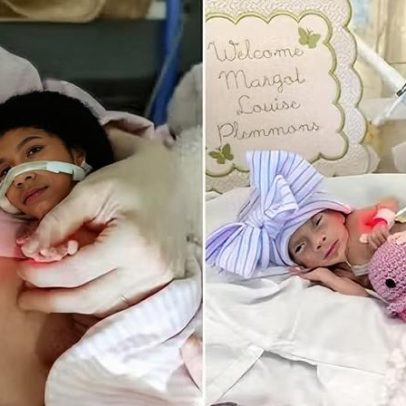 Médicos diziam que bebê não sobreviveria, mãe manteve a esperança