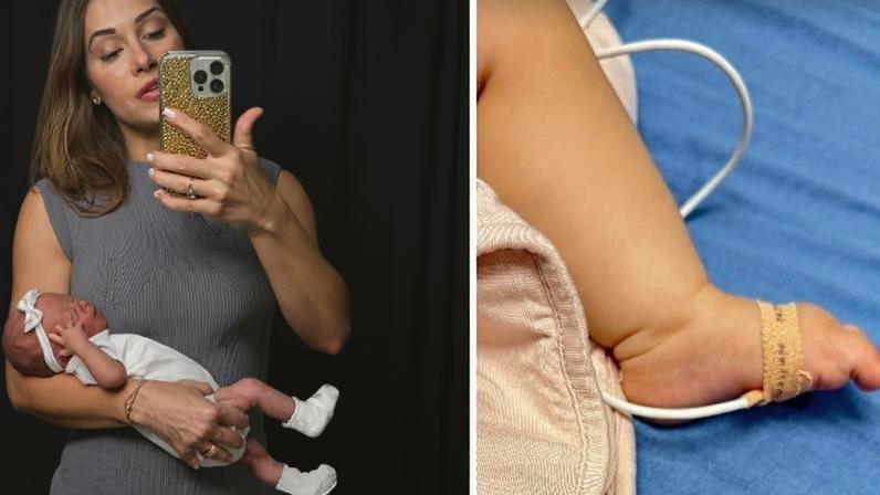 Eloah, de 6 meses, está internada nos EUA — Foto: Reprodução/redes sociais
