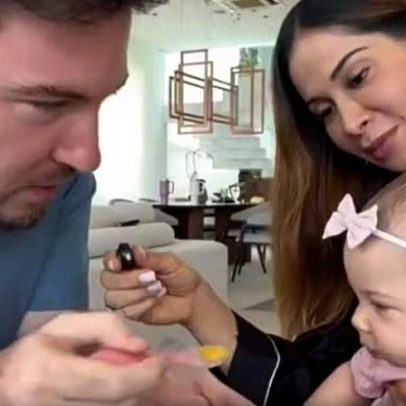 Maíra Cardi pede orações pela filha de seis meses