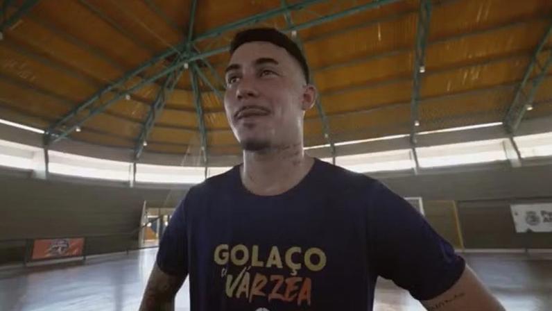 Marcelinho ET, de Paulo Afonso-BA, é um dos finalistas do Golaço da Várzea — Foto: Esporte Espetacular