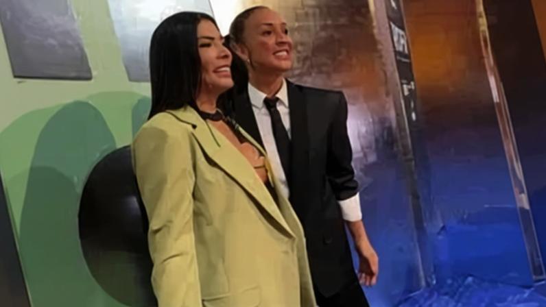 Ex-BBBs Marciele e Maxiane se encontram no Rio Fashion Week