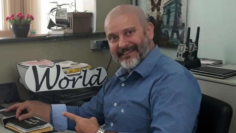 Marco Alexandre Machado de Araújo, alvo da operação Lesa Pátria em Uberlândia, em 2023 — Foto: Reprodução/Redes Sociais