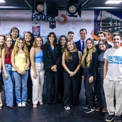 María Emilia Cortés ministra palestra para trainees do Poder360