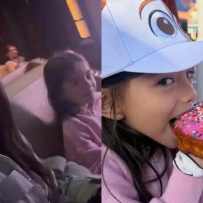 Sabrina Sato mostra Zoe com donut gigante e diverte seguidores