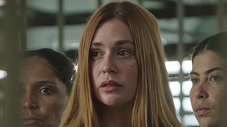 Marina Ruy Barbosa caracterizada como Suzane Von Richthofen na série "Tremembé"