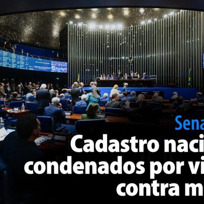 Senado aprova cadastro nacional de condenados por violência contra mulheres