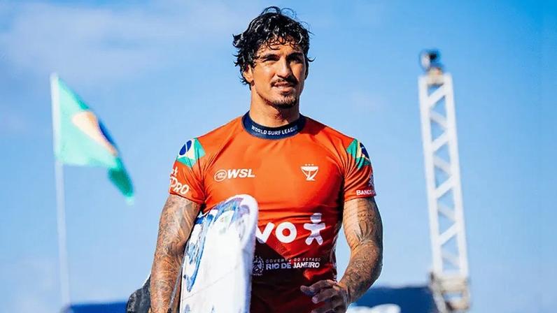Gabriel Medina em outra temporada da WSL (Foto: Thiago Diz/ WSL)