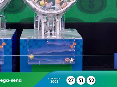 Mega-Sena 3002: prêmio de R$ 127 milhões tem números sorteados