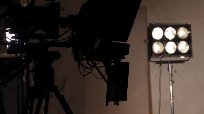 Rio de Janeiro (RJ), 08/08/2023 - Detalhes da gravação do programa Cine Resenha, no estúdio da TV Brasil. Foto: Fernando Frazão/Agência Brasil