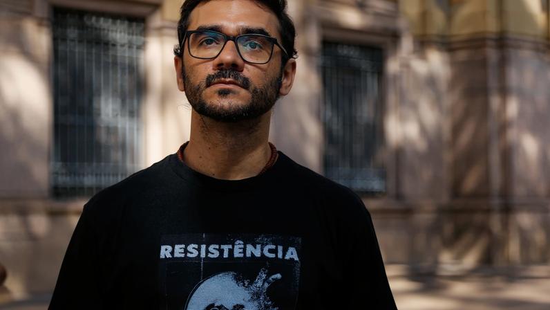 São Paulo (SP), 29/03/2023 - O novo julgamento do caso do fotógrafo Sérgio Silva, que perdeu a visão ao ser alvejado por bala de borracha num protesto em 2013, é adiado no Tribunal de Justiça de São Paulo. Foto: Fernando Frazão/Agência Brasil