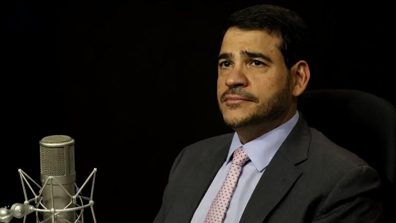 13/06/2025 - O ministro Jorge Messias, Advogado-Geral da União, participa do programa A Voz do Brasil. Foto: Bruno Peres/Agência Brasil