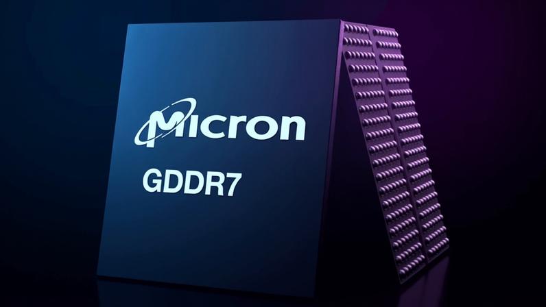 Micron lança GDDR7 de 3 GB para ampliar VRAM em GPUs de entrada