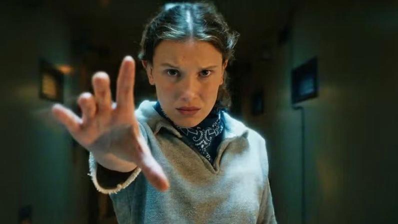 Millie Bobby Brown como Eleven em 'Stranger Things' — Foto: Divulgação