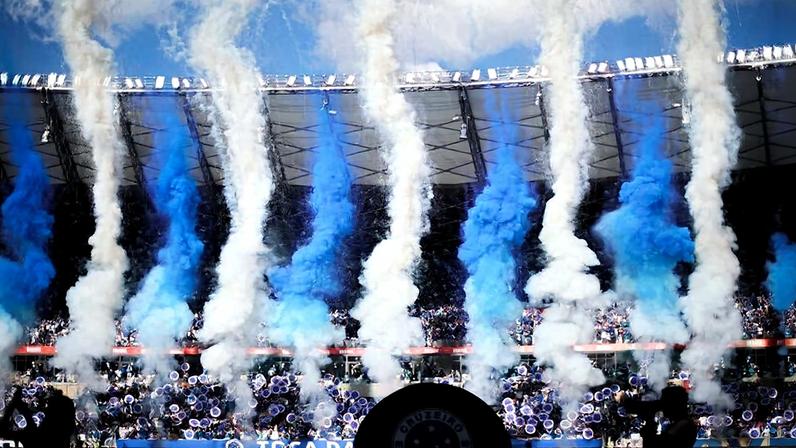 Torcida do Cruzeiro no Mineirão (Foto: Gustavo Martins/Cruzeiro)