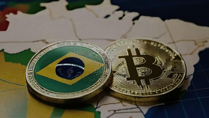 Imagem da matéria: Brasil é o 5º maior mercado de criptomoedas do mundo, mostra estudo