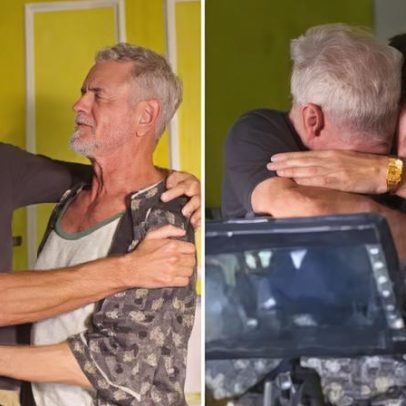 Vídeo mostra Jacob Elordi emocionado ao abraçar Eric Dane no set de Euphoria