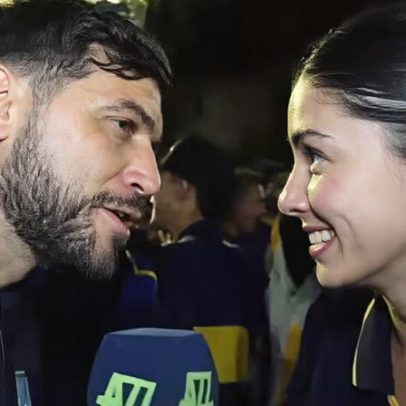 Entrevista entre repórter e torcedora do Boca Juniors vira caso nas redes