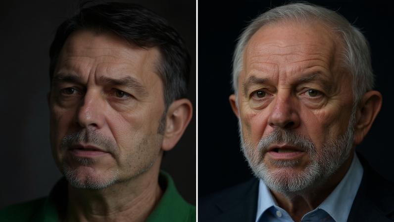 Montagem com fotos dos pré-candidatos à Presidência da República: Flávio Bolsonaro (PL) e Lula (PT) — Foto: Montagem/g1