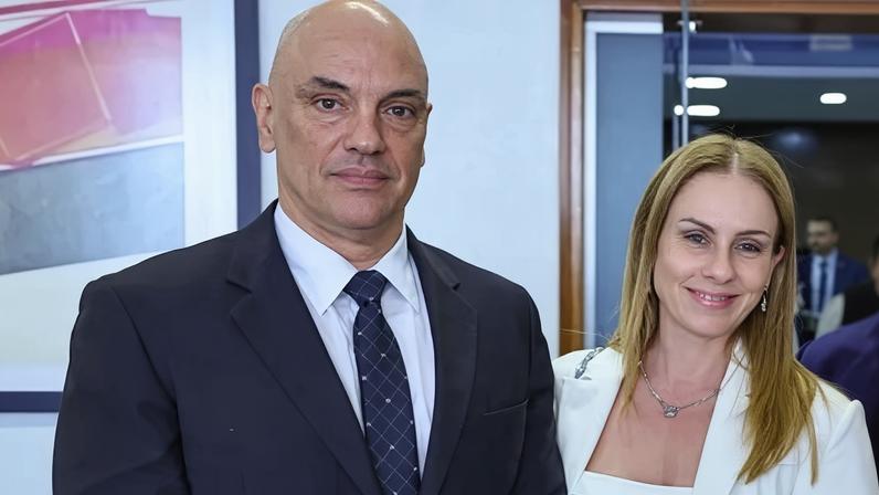 Alexandre de Moraes e sua esposa, Viviane Barci de Moraes