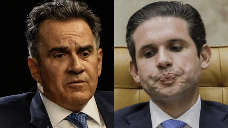 Na imagem, o senador Ciro Nogueira e o deputado Hugo Motta