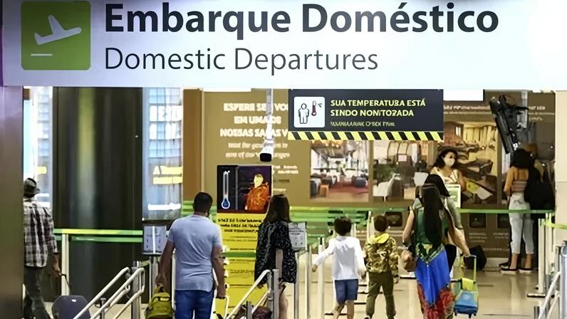 Movimentação de passageiros no Aeroporto Internacional de Brasília