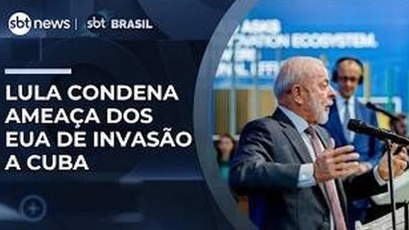 Lula condena ameaça de invasão dos EUA a Cuba durante visita à Alemanha