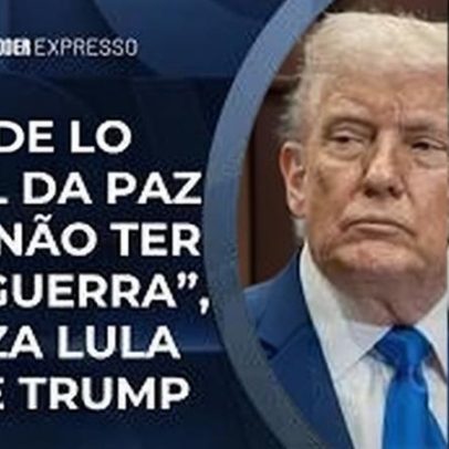 Lula ironiza campanha de Trump ao Nobel da Paz, dizendo para não ter mais guerra